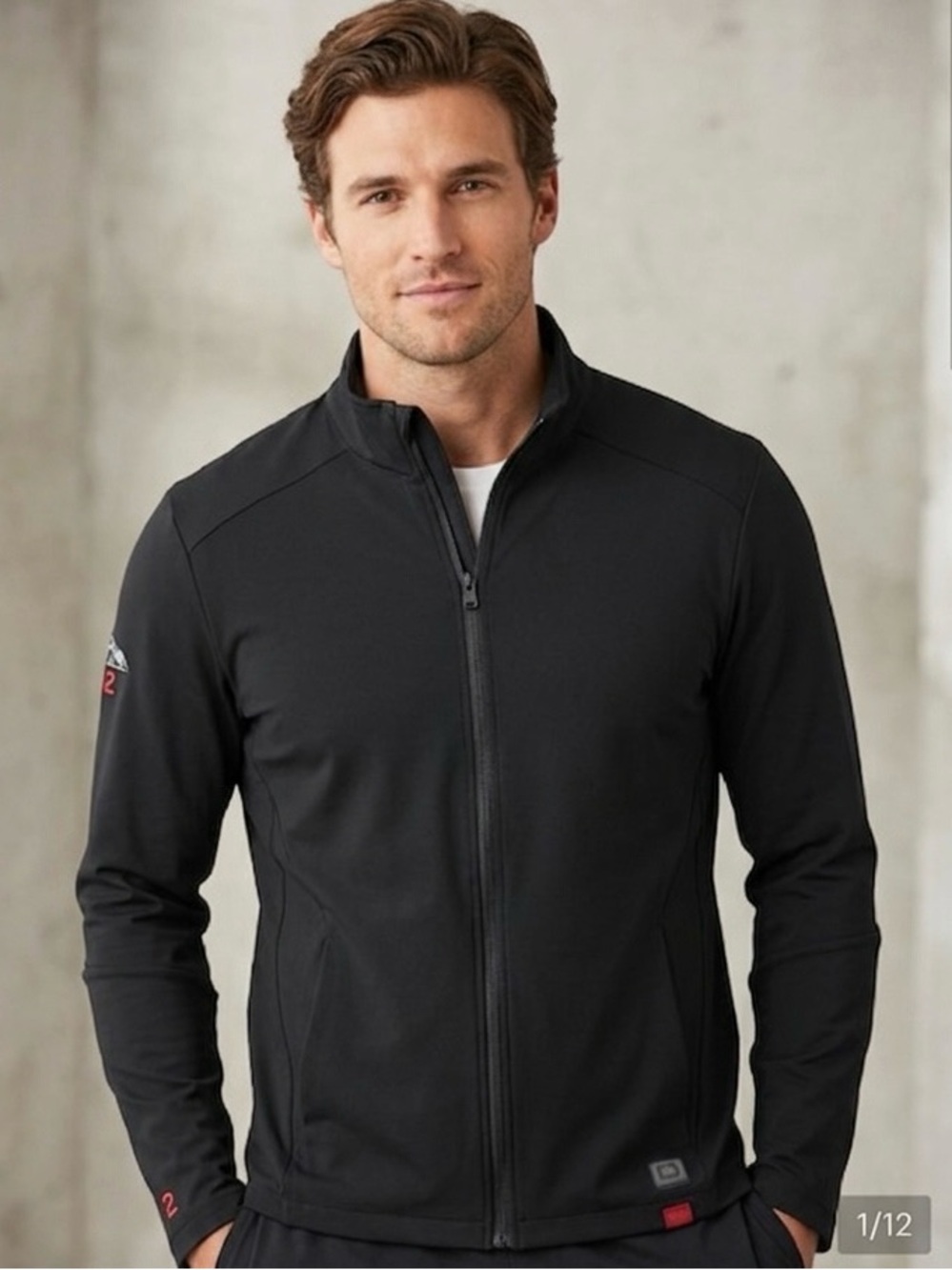 OGIO Jacket Long Sleeve Black Full-Zip Performance Size M